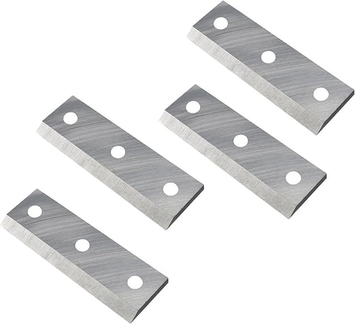 EFCUT Blades Replacement only for C40 Wood Chipper 4 INCH, High Speed Steel Cutting Blades, Pack of 4 - EFCUT