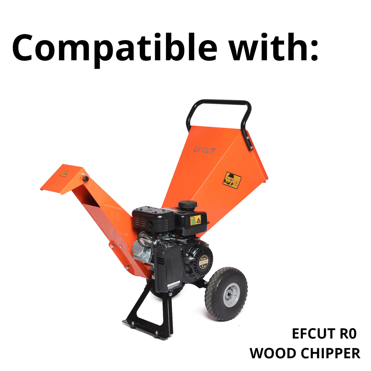 EFCUT Blades Replacement for R0(R30) Wood Chipper Shredder Mulcher, High Speed Steel Blades Set (Qty 2pcs)