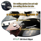 EFCUT C30 Wood Chipper Shredder Mulcher 7 HP 212cc Heavy Duty Rotor Engine Gas Powered 3 inch Max Wood Diameter Capacity 20:1 Reduction Ratio - EFCUT